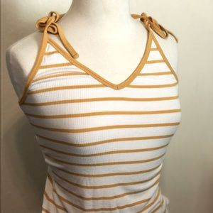 Summer  stripped tank - ties to size